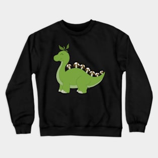 Mushroom Dinosaur Original Design Crewneck Sweatshirt